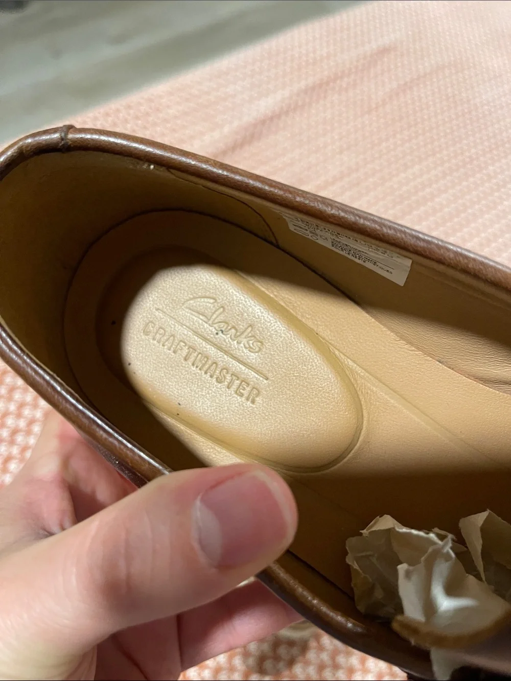 Clarks smooth chestnut